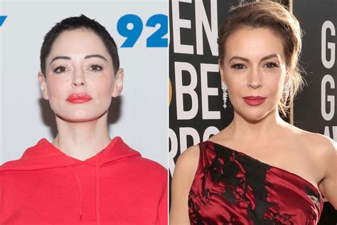 Rose Mcgowan Accuses Alyssa Milano Of Making Charmed Set Toxic Af In Twitter Clash