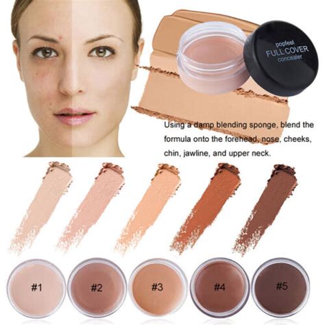 Full Coverage Concealer Foundation Cream Long Lasting Waterproof Face