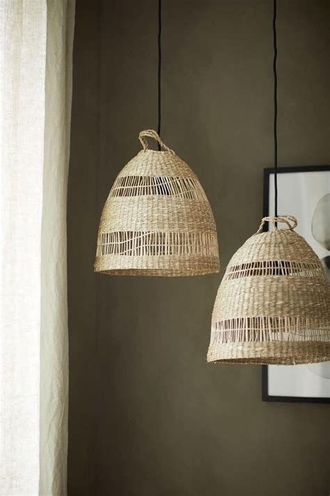 Get the best deals on brown lamp shades. Round Seagrass Rattan lampshade light pendant,Handicraft ...