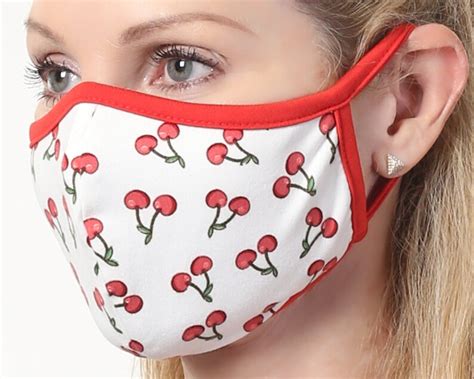 Reusable Premium Cotton Face Mask Secure Fit Face Masks Etsy
