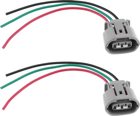 2 X 3 Pin Alternator Plug Wiring Harness Replacement 6189 0443