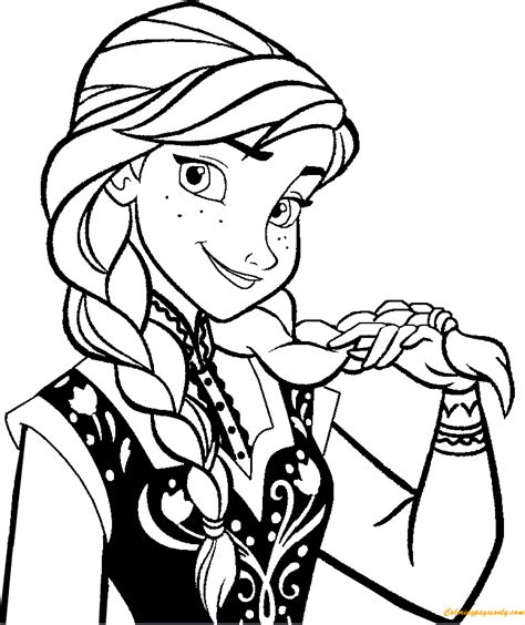 Frozen Movie Coloring Sheets