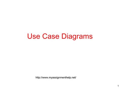 Uml Use Casediagrams Assignment Help Ppt