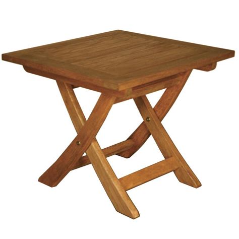Side tables can be easily carried here to there. Blue Star Group Terrace Mates Aspen Folding Square Patio ...