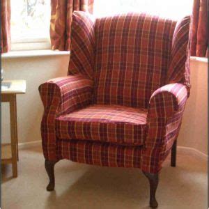 Weichuang wing chair cover, elastic wingback chair slipcover with printing decor. Slipcovers For Wingback Chairs With Square Cushion Home ...