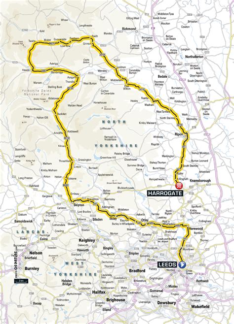 Tour De France Route Map