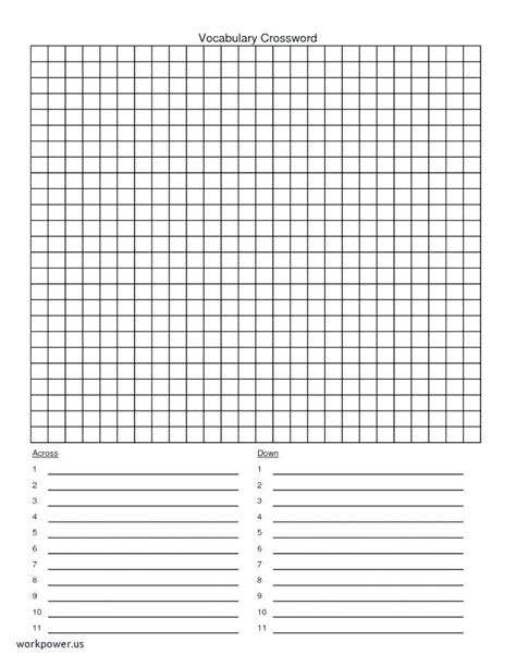Blank Word Search Template Printable Word Searches