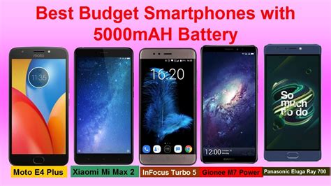 Best Smartphone With 5000 Mah Battery Android Mobile Phone 5000mah