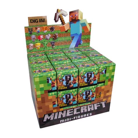 Minecraft Collectible Figures Wave 1 Singles Case