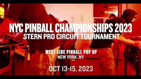 NYC Pinball Championship 2023 YouTube