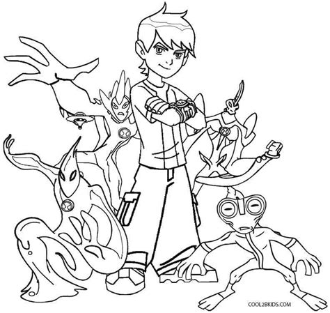 Good alien coloring pages 93 about remodel line drawings with. Ben 10 Ultimate Alien Coloring Pages For Kids - Coloring Home