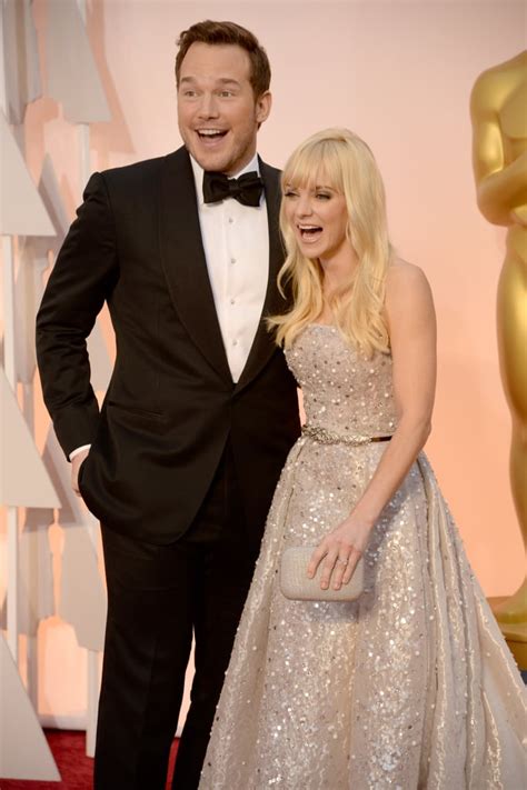 Chris Pratt And Anna Faris Celebrity Couples At The Oscars 2015