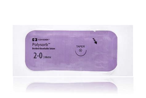 Covidien Suture Cl883 2 0 Medtronic Polysorb Violet 30 Esutures