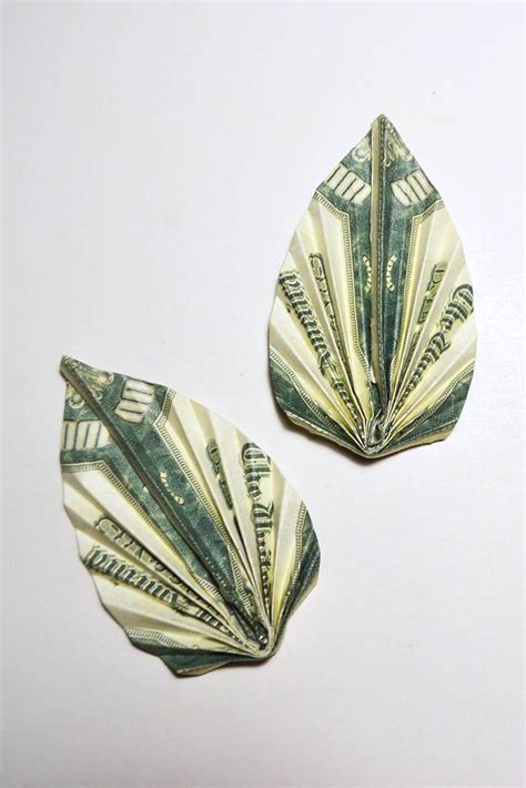 Money Leaf Origami Dollar Tutorial Diy Folded If You Are Making A