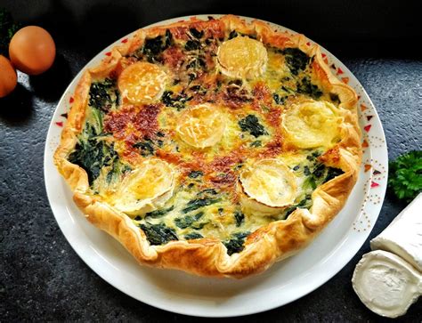Tarte épinards chèvre