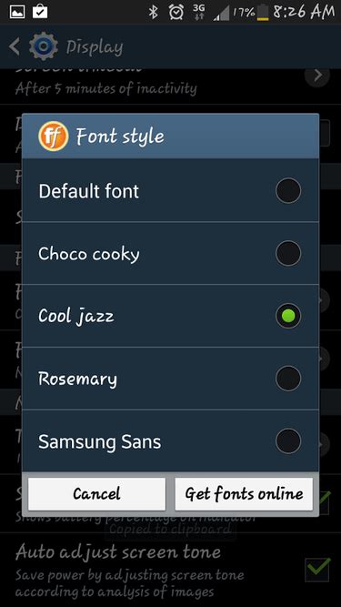 How To Change Fonts On Android Using System Setting And Font Apps Roonby