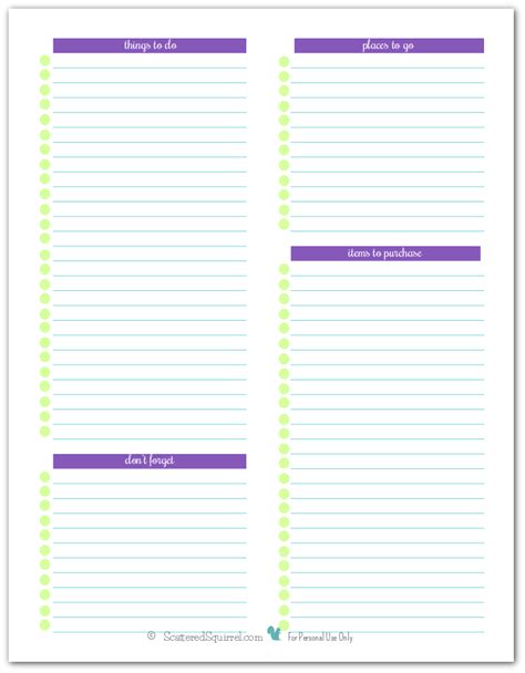 Note Page And To Do List Printables Reader Request