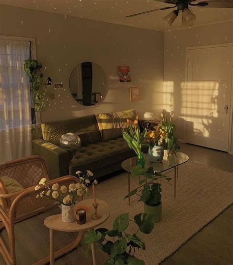 A Living Room Filled With Furniture And Plants