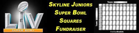 2021 Super Bowl Squares Fundraiser Dallas Skyline Juniors Volleyball