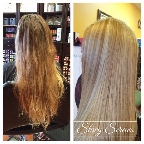 Gorgeous Fresh Highlights And Color Correction Before And After