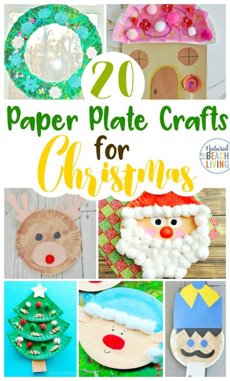 21 Paper Plate Crafts For Christmas Natural Beach Living