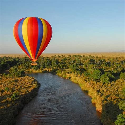 how to do a hot air balloon safari maasai mara national reserve