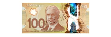 Série Frontières Billet De 100 Musée De La Banque Du Canada