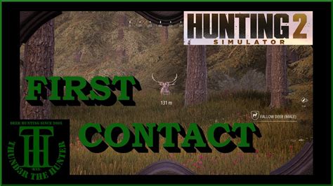 First Contact Fallow Deer Hunting Simulator 2 Pc Youtube