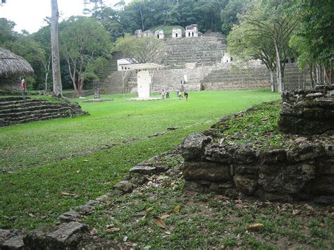 Bonampak Selva De Chiapas Mexico Mayan Ruins Golf Courses Sidewalk