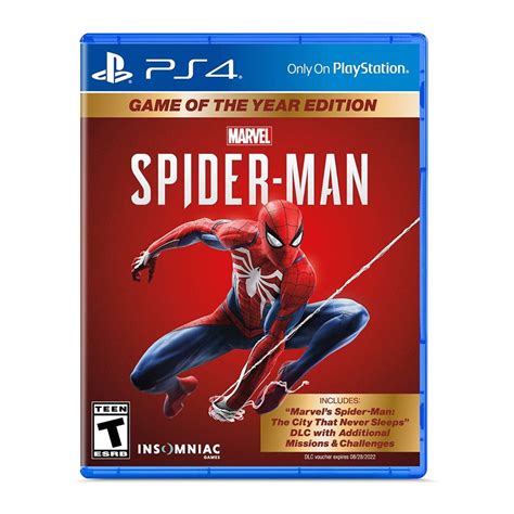 Marvels Spiderman Game Of The Year Edition Ps4 New Zozila