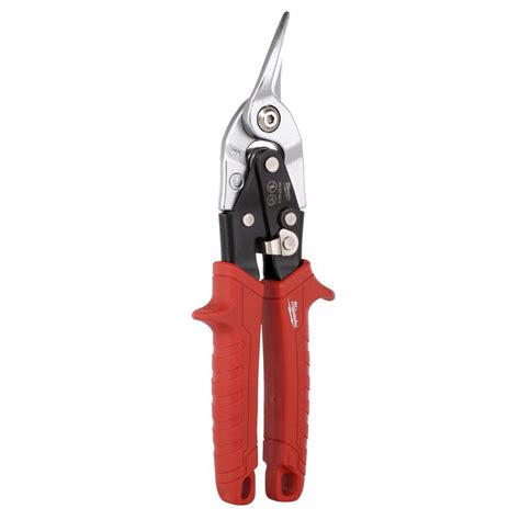 Milwaukee 10 In Left Cut Aviation Snips 48 22 4510 The Home Depot