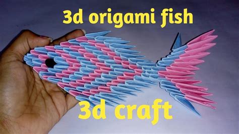 3d Origami Fish Tutorial Diy Origami Fish Paper Craft Idea Sunis