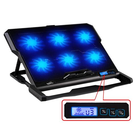 Laptop Cooler 2 Usb Ports And Six Cooling Fan Laptop Cooling Pad
