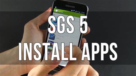 Samsung Galaxy S5 How To Install And Uninstall Apps Youtube