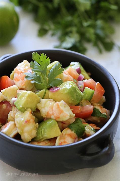 Place your shrimp salad in the fridge to chill or serve it immediately! Zesty Lime Shrimp and Avocado Salad