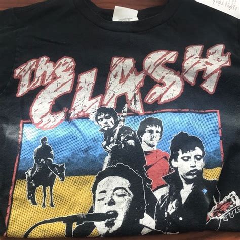 The Clash Band T Shirt Band Tshirts The Clash Band The Clash