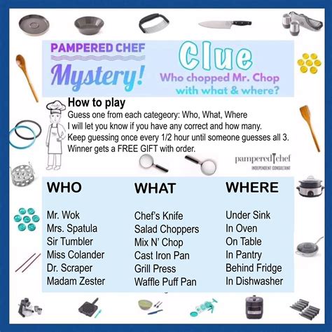 Pampered Chef Games With Answers For Birthday Party Rosalba Mireles