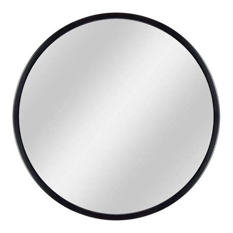 lustro okrągłe loft 73 cm w ramie czarne lustra w ramie castorama