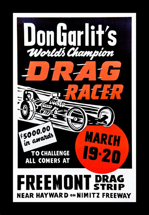 1950s Fremont Drag Strip California Vintage Drag Racing Etsy