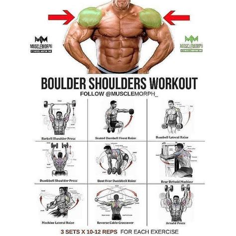 Shoulder Workout Shoulder Workout Boulder Shoulder Workout Fitness