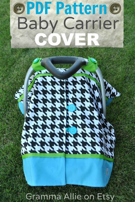 5 Baby Carrier Cover Pdf Pattern By Grammaallie On Etsy Diy Baby