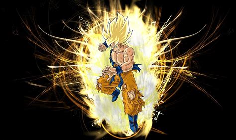 Flaming Super Saiyan Goku High Quality And Resolution