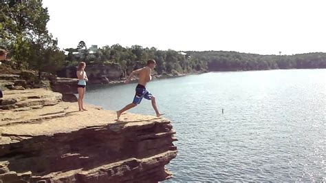 Heber Springs Cliff Diving Mid Level Cliff Youtube