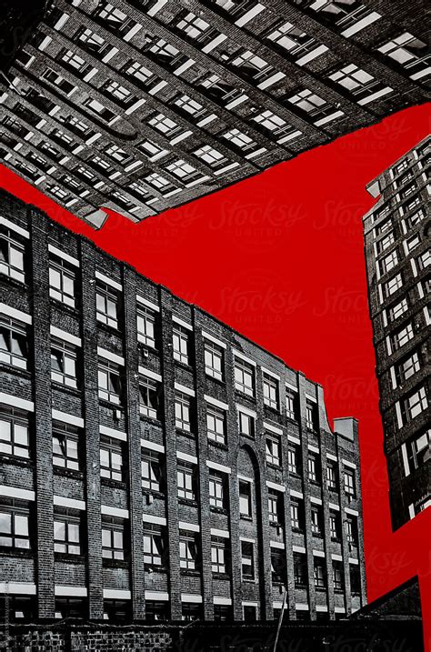 Architecture With Red By Stocksy Contributor Kkgas Stocksy