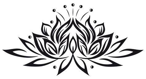 Lotus Flower Silhouette Clipart Best