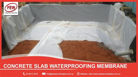 Concrete Slab Waterproofing Membrane Youtube