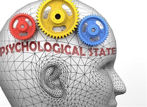 Psychological State And Human Mind Pictured As Word Psychological