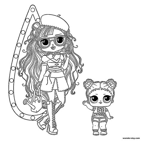 Coloring Pages Lol Surprise Omg Dolls Coloring Pages Good Coloring