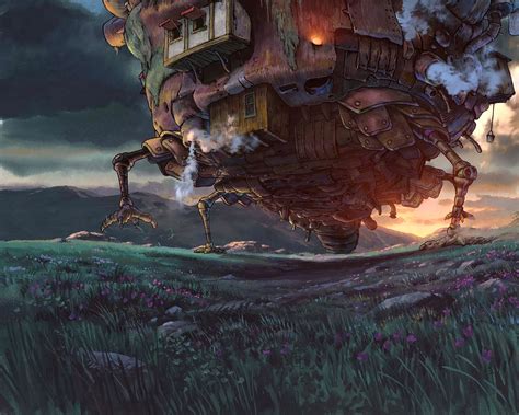 Howls Moving Castle Anime Studio Ghibli Wallpapers Hd Desktop And
