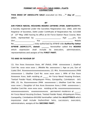 You can modify this and go the nearest notary service business and let them. sale deed at Doc Template | PDFfiller